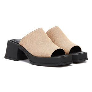 Vagabond Hennie Slides - Beige